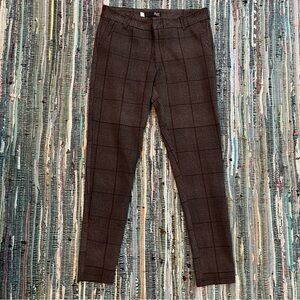 KUT From the Kloth Plaid Mia Ankle Skinny Pants Size 10